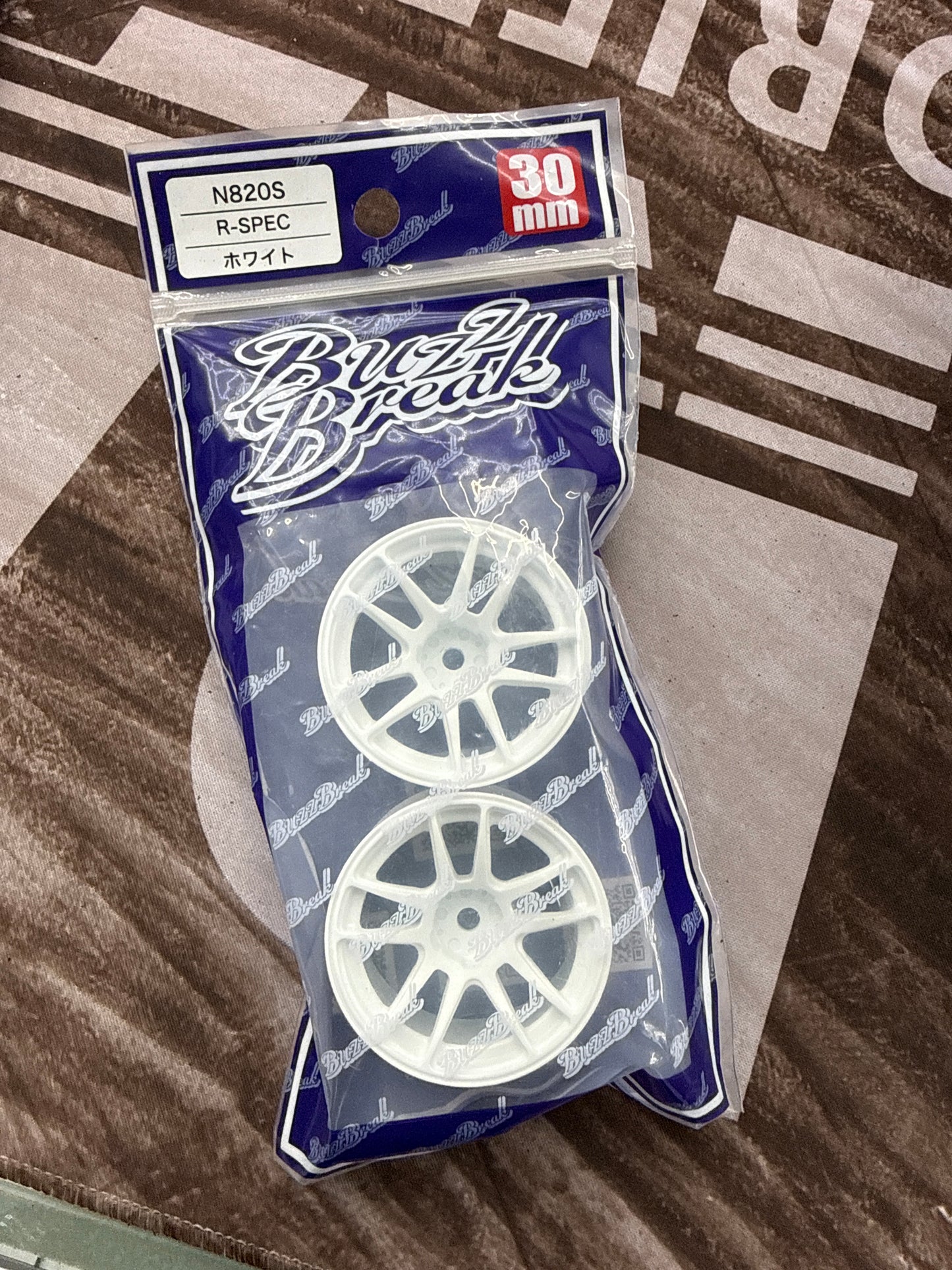 N820S R-Spec - 30MM - WHITE 9mm 1/10 Wheel Rims