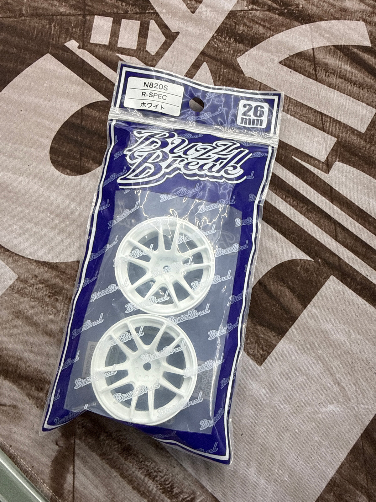 N820S R-Spec - WHITE 7mm 1/10 Wheel Rims – Overdose RC drift car parts