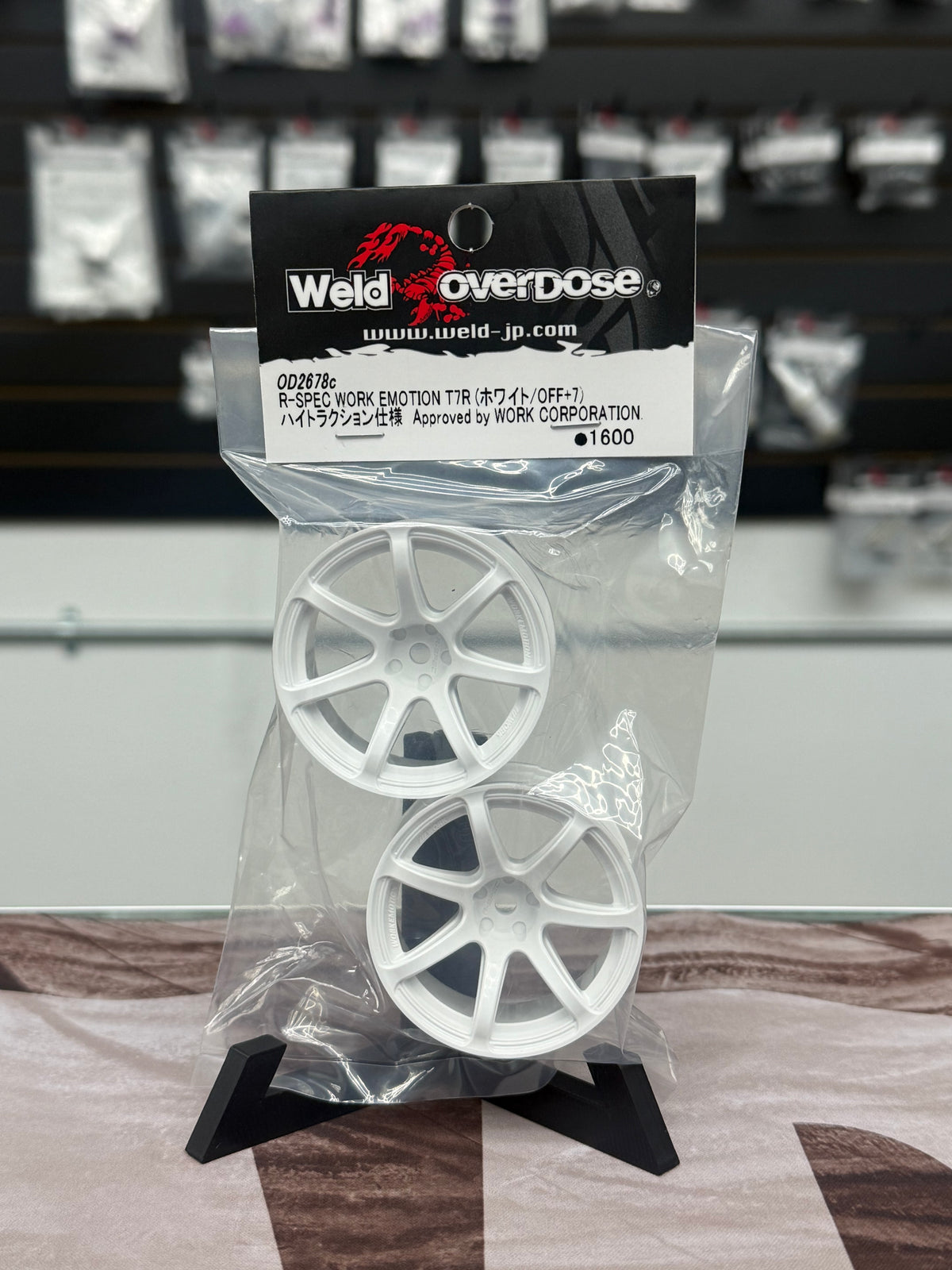 OVERDOSE R-SPEC WORK EMOTION T7R OD2678c WHITE/OFF+7 WELD