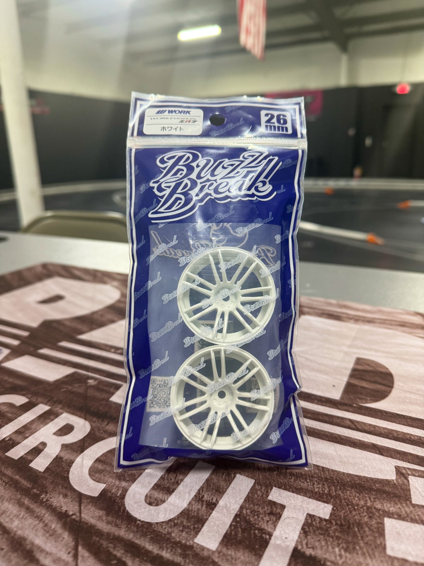 Overdose WORK EMOTION ZR7 RC Drift Wheels White (2pcs) 1/10