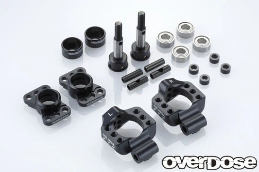 Overdose Adjustable Aluminum Rear Upright Black OD2279b