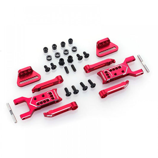 Overdose Rear Lower Adjustable Arm Type-3 Red OD2856
