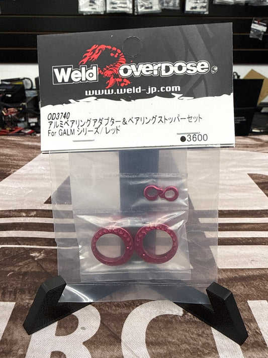 Overdose Aluminum Bearing Adaptor & Bearing Stopper Set for GALM