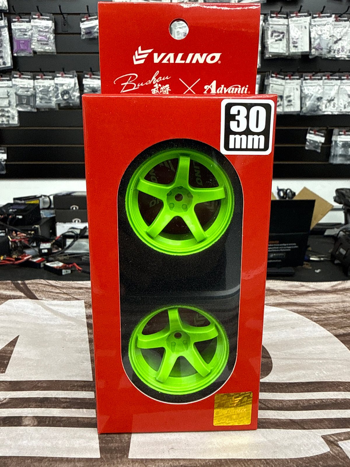 Overdose R-Spec VALINO GV330 Wheels 30mm Flo Green +9 Offset (2pcs) (OD2953)