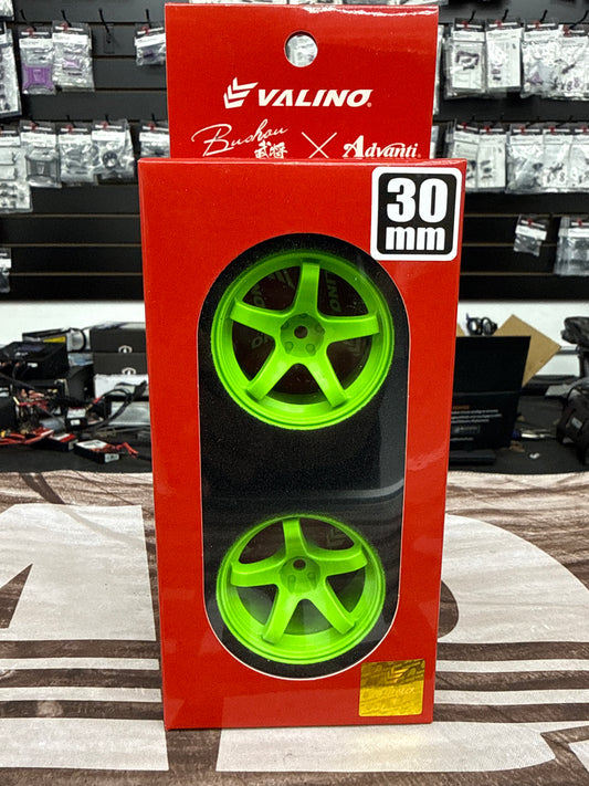Overdose R-Spec VALINO GV330 Wheels 30mm Flo Green +9 Offset (2pcs) (OD2953)