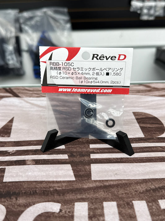 Reve D Rsd Ceramic Ball Bearings 10x5x4mm (RBB-105C)