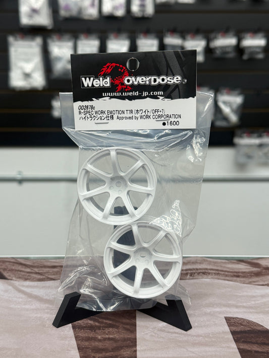 OVERDOSE R-SPEC WORK EMOTION T7R OD2678c WHITE/OFF+7 WELD