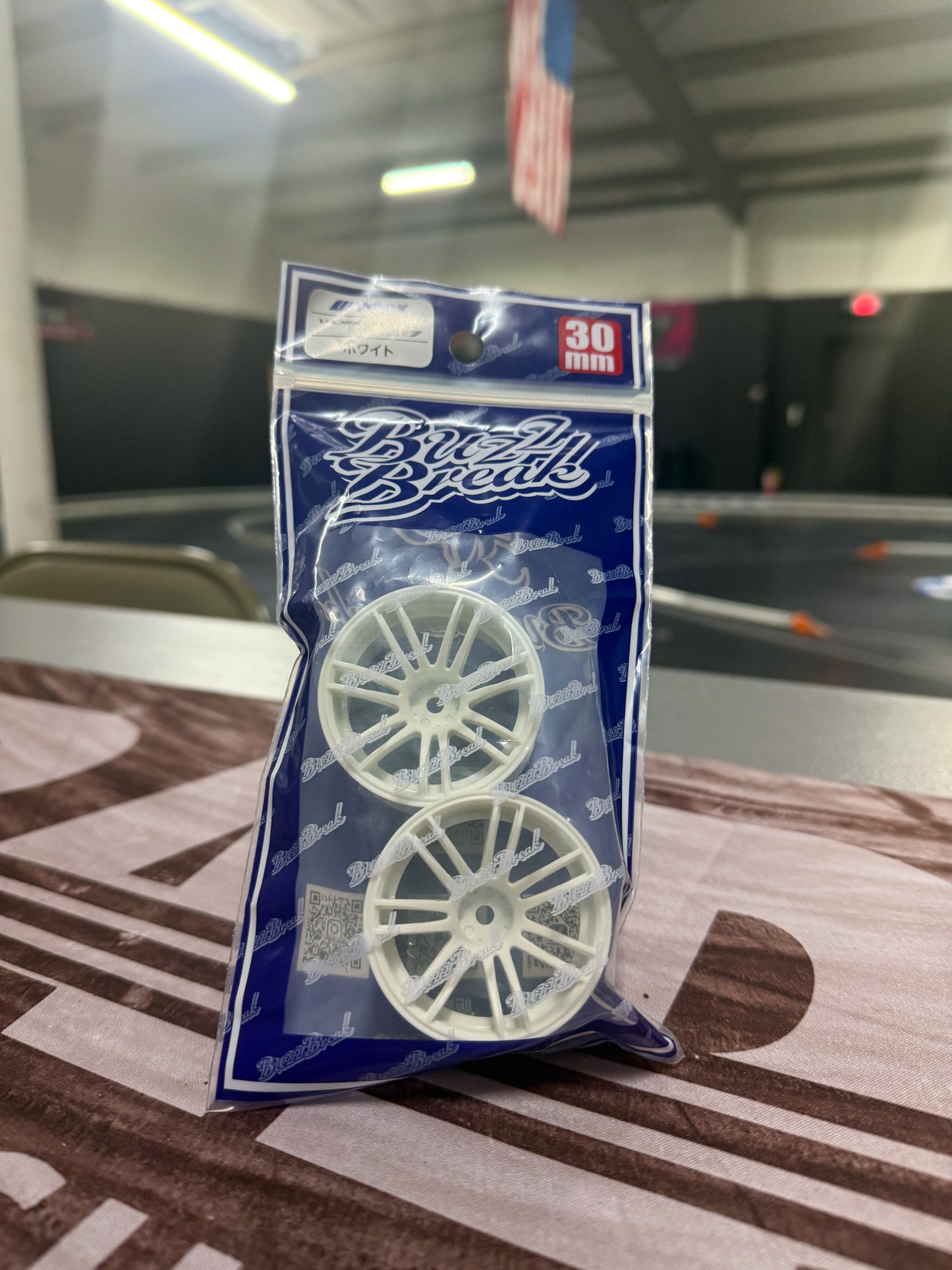 Overdose WORK EMOTION ZR7 RC Drift Wheels White (2pcs) 1/10
