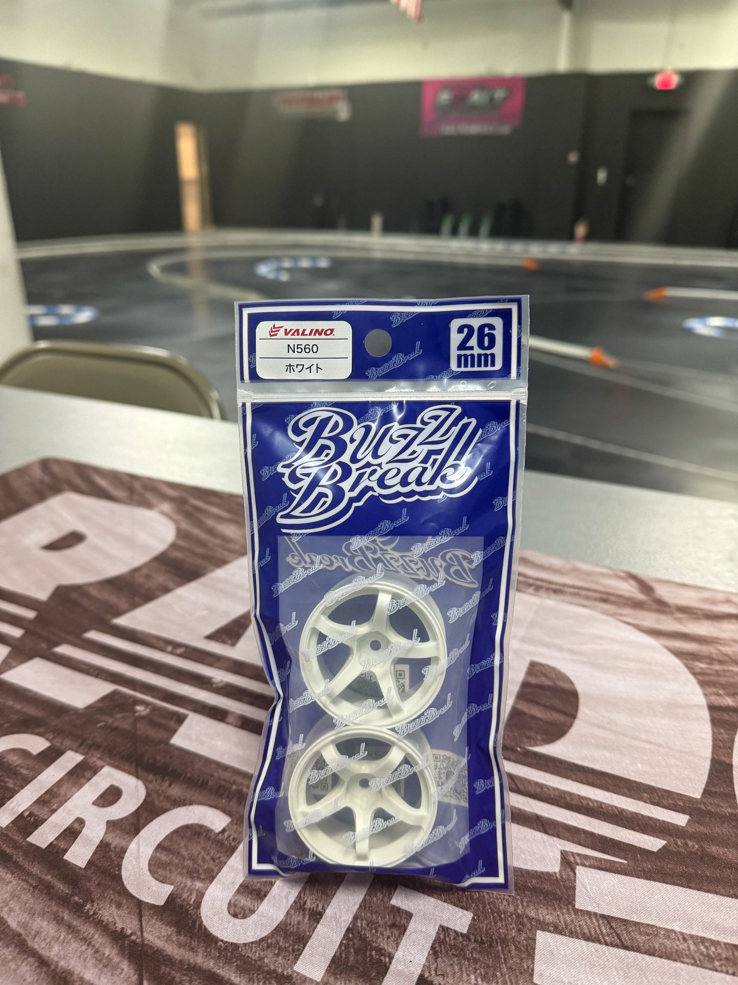 Overdose VALINO N560 RC Drift Wheels White (2pcs) 1/10