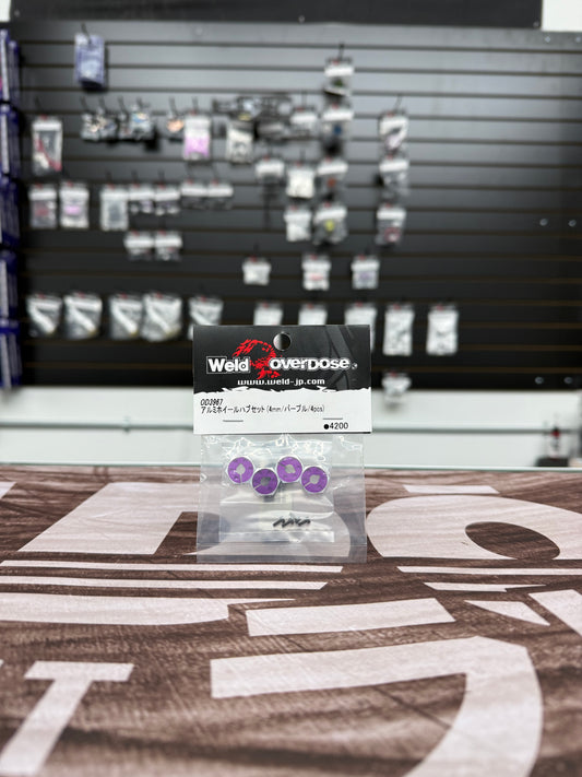OVERDOSE Aluminum Wheel Hub Set