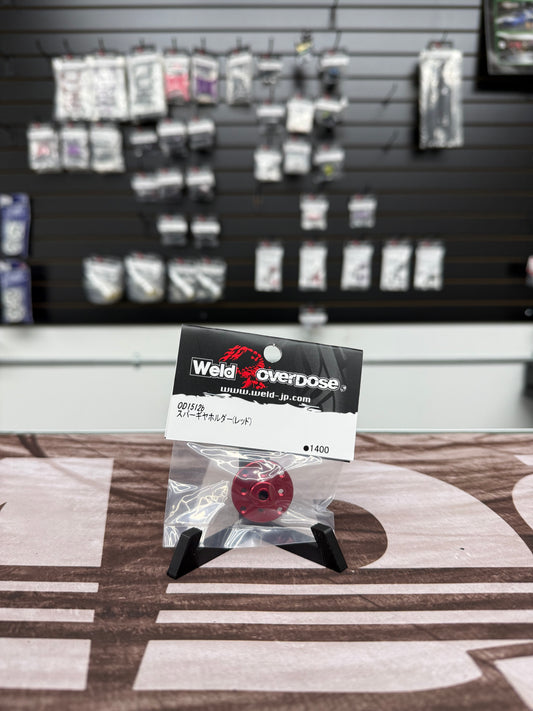 OVERDOSE ALUMINUM SPUR HOLDER FOR GALM - PURPLE RED BLACK