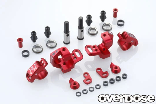 Overdose Adjustable Aluminum Knuckle Type 2 Black Red Purple OD2437b OD2438b OD2439b