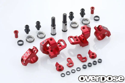 Overdose Adjustable Aluminum Knuckle Type 2 Black Red Purple OD2437b OD2438b OD2439b