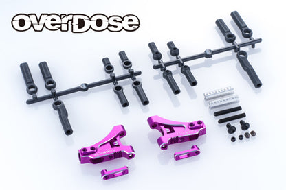 (PRE-ORDER) OVERDOSE Adjustable Aluminum Front Suspension Arm Type-4 OD3964 OD3965 OD3966