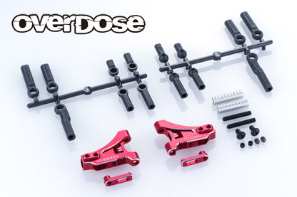 (PRE-ORDER) OVERDOSE Adjustable Aluminum Front Suspension Arm Type-4 OD3964 OD3965 OD3966
