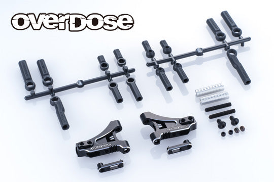 (PRE-ORDER) OVERDOSE Adjustable Aluminum Front Suspension Arm Type-4 OD3964 OD3965 OD3966