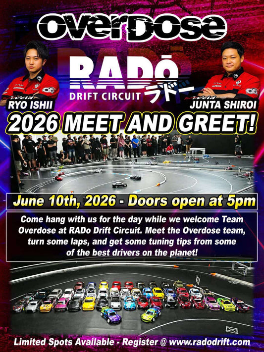 OVERDOSE x RADo Meet and Greet 6-10-2026 Registration